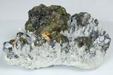 Galena, Chalcopyrite, Quartz and Orpiment Association - Palomo Mine #184558-1